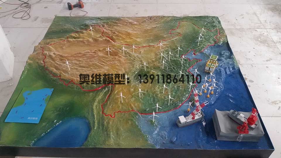 全息中国地图背景沙盘
